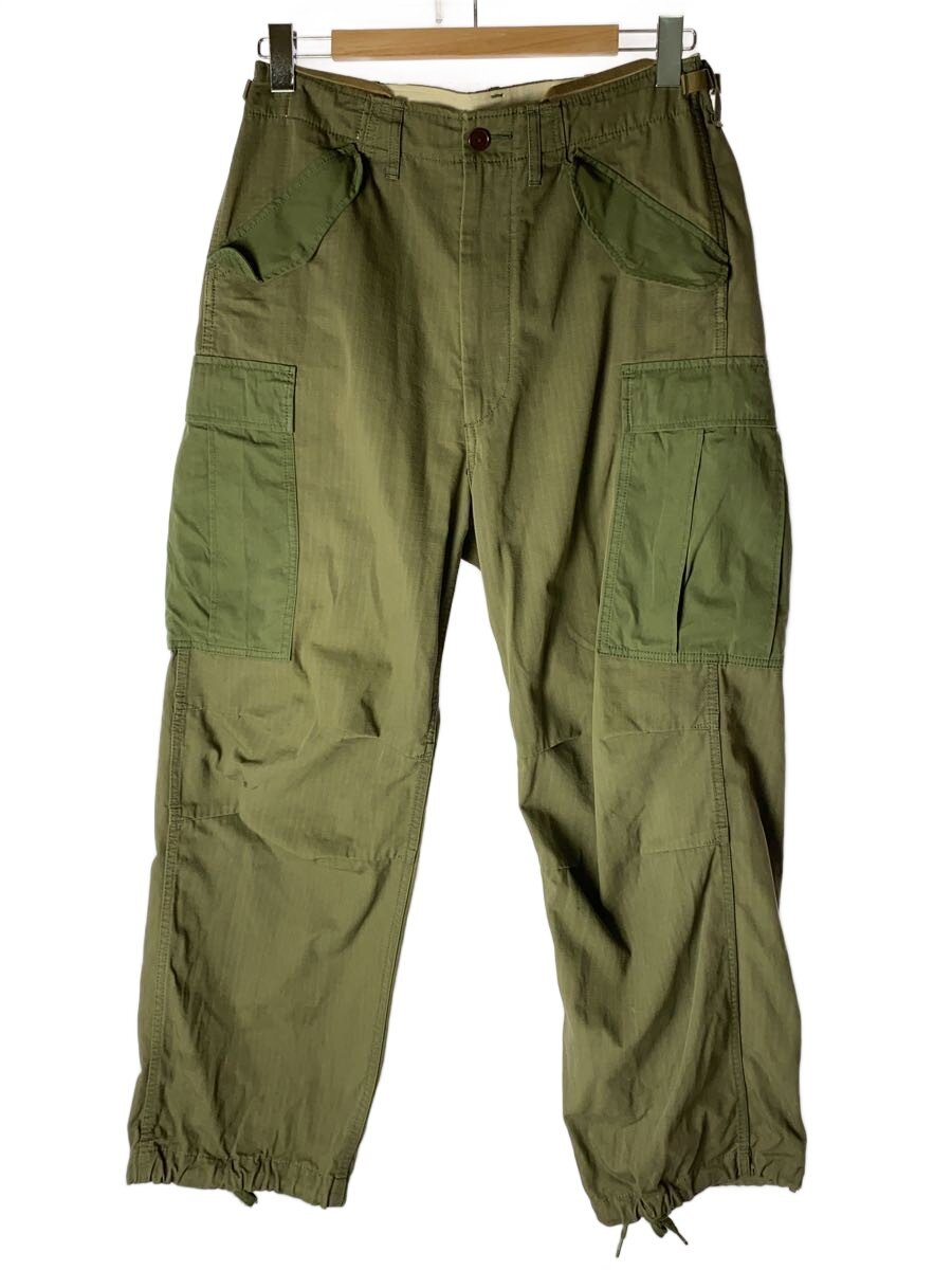 【中古】nanamica◆22AW/Cargo Pants/カーゴパンツ/30/綿織物/KHK/無地/SUCS004【メンズウェア】