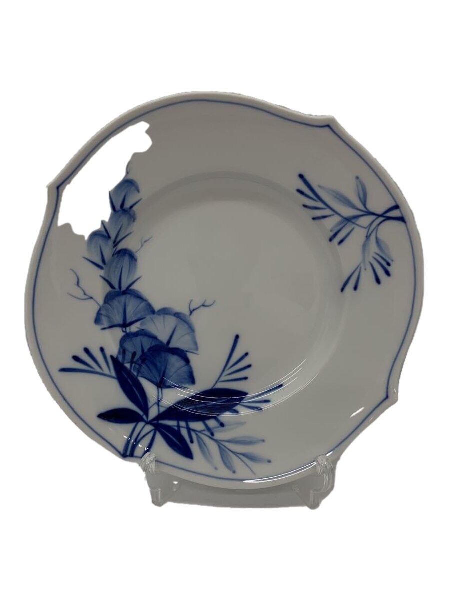 【中古】Meissen◆一皿/WHT/19糎/ロビニエ【勝手もと設備】