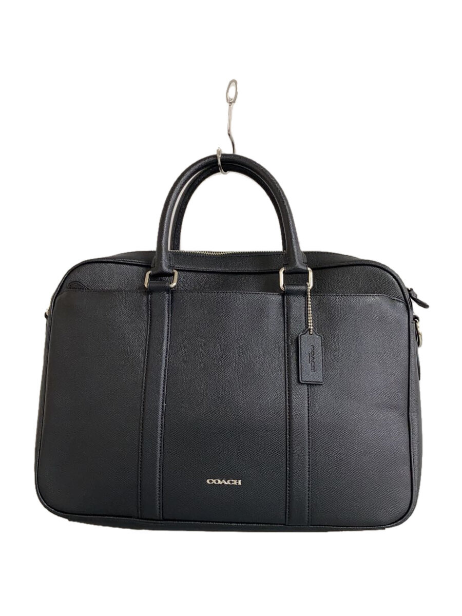 【中古】COACH◆ブリーフ入れもの/黒いこと/無地//【御徒面子】