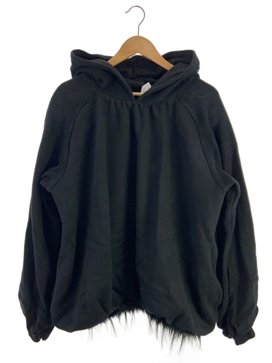【中古】DINOWORKS/egg hoodie//パーカー/L/綿織物/黒いこと【メンズウェア】
