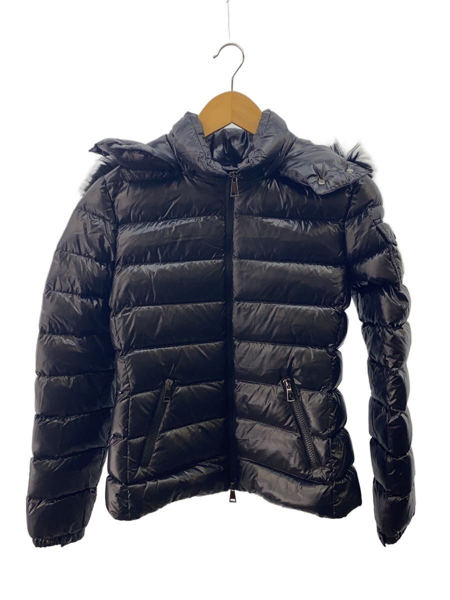 【中古】MONCLER◆落ち込む上衣/0/ナイロン/BLK/無地/J20931A00166 5963V【レディース御召しもの】