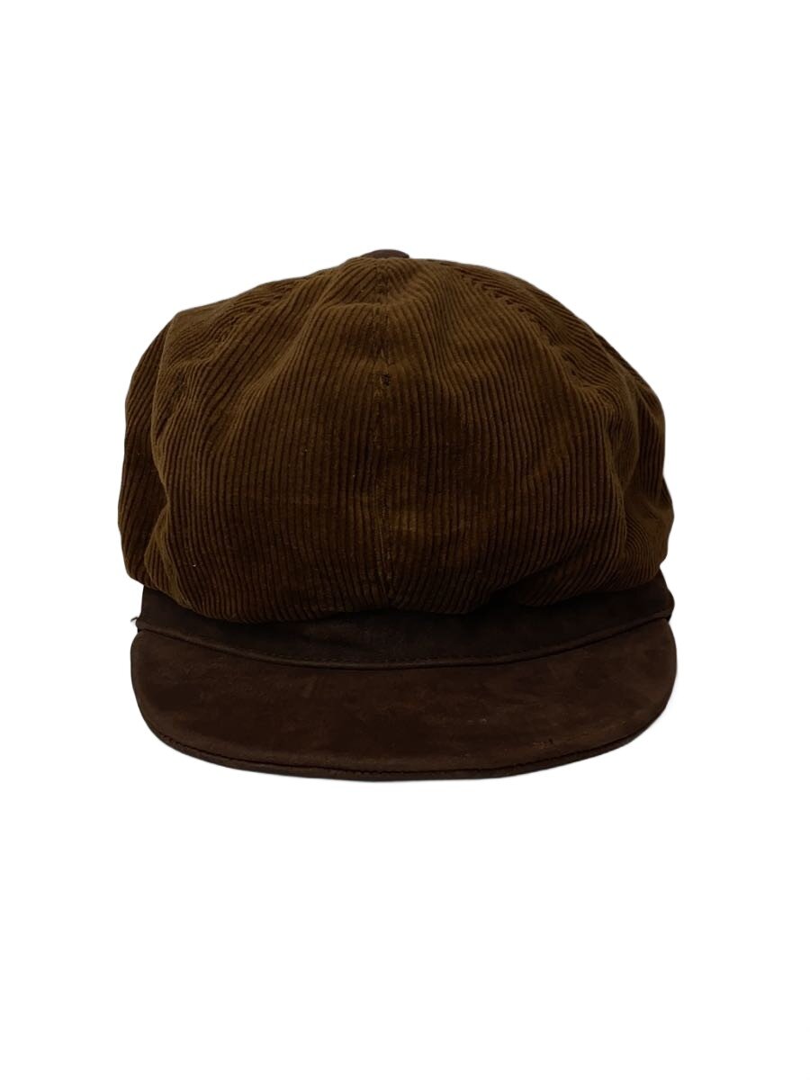 【中古】Bitter Brown/Corduroy casquette/--/コール天/BRW/無地/メンズ【服飾雑貨他】