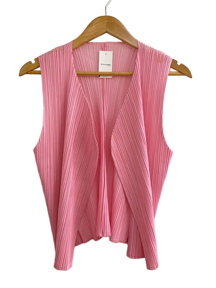 【中古】PLEATS PLEASE ISSEY MIYAKE◆プリーツジレベスト/3/ポリエステル/PNK/PP51JE621【レディースウェア】|2nd STREET 店