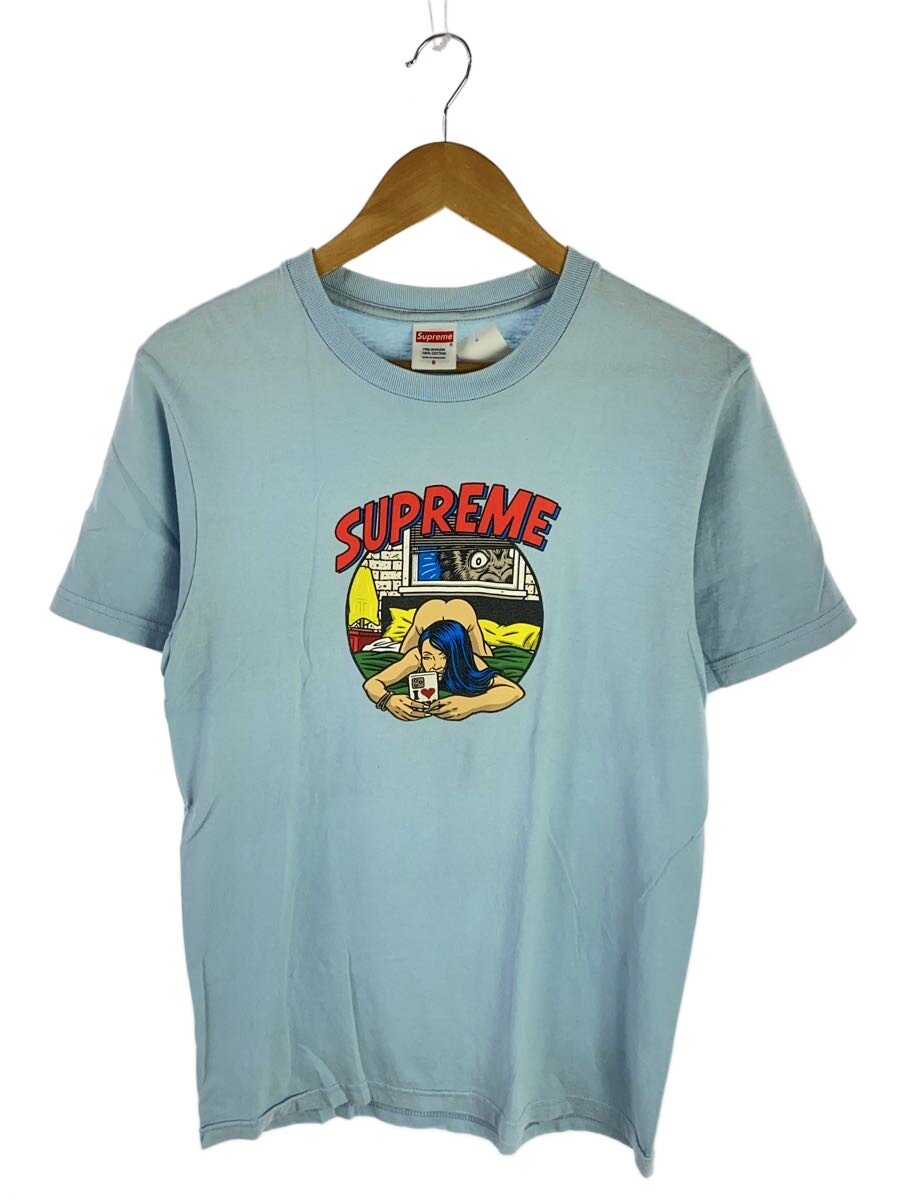【中古】Supreme◆25ss/Bedroom Tee/プルオーバー/S/綿織物/BLU/刷り上げる//【メンズウェア】