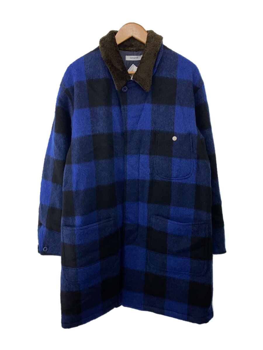 【中古】nonnative◆厚地の外套/1/羊毛/BLU/読み合わせる/NN-JU4306【メンズウェア】