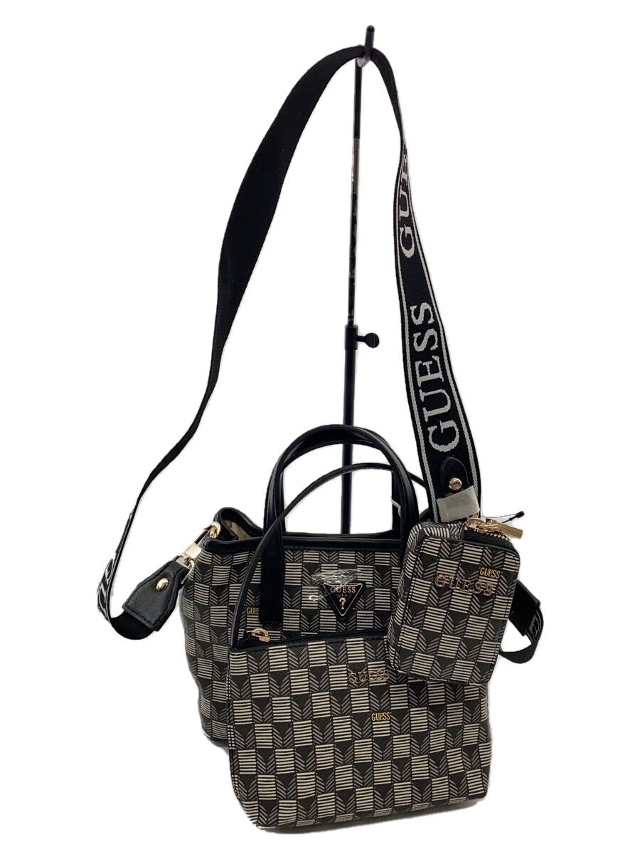 【中古】GUESS◆ショルダーバッグ/フェイクレザー/BLK/JT868175【バッグ】|2nd STREET 店