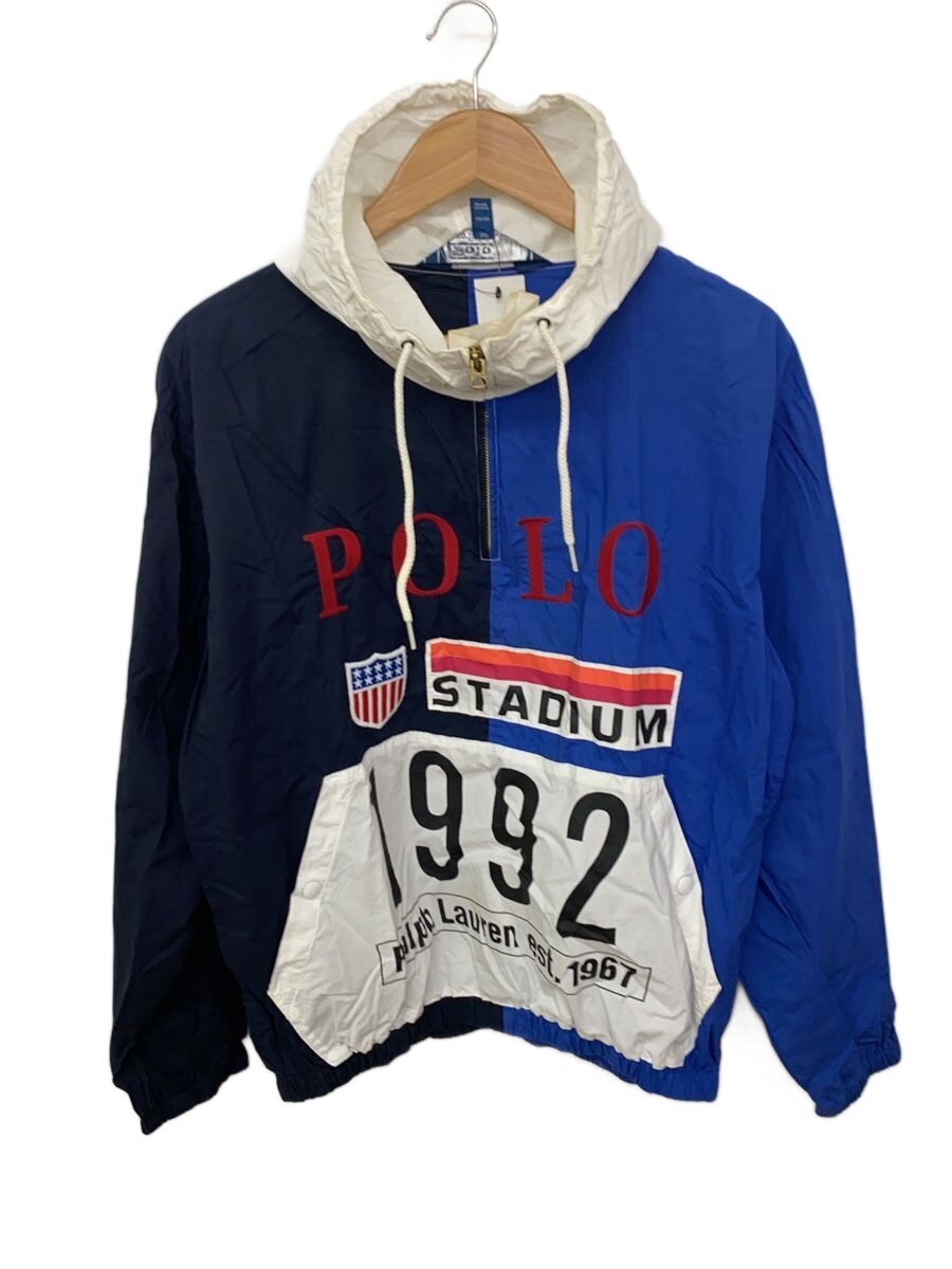 【中古】POLO RALPH LAUREN◆マウンテンパーカ/S/コットン/BLU【メンズウェア】｜2ｎｄ STREET 店
