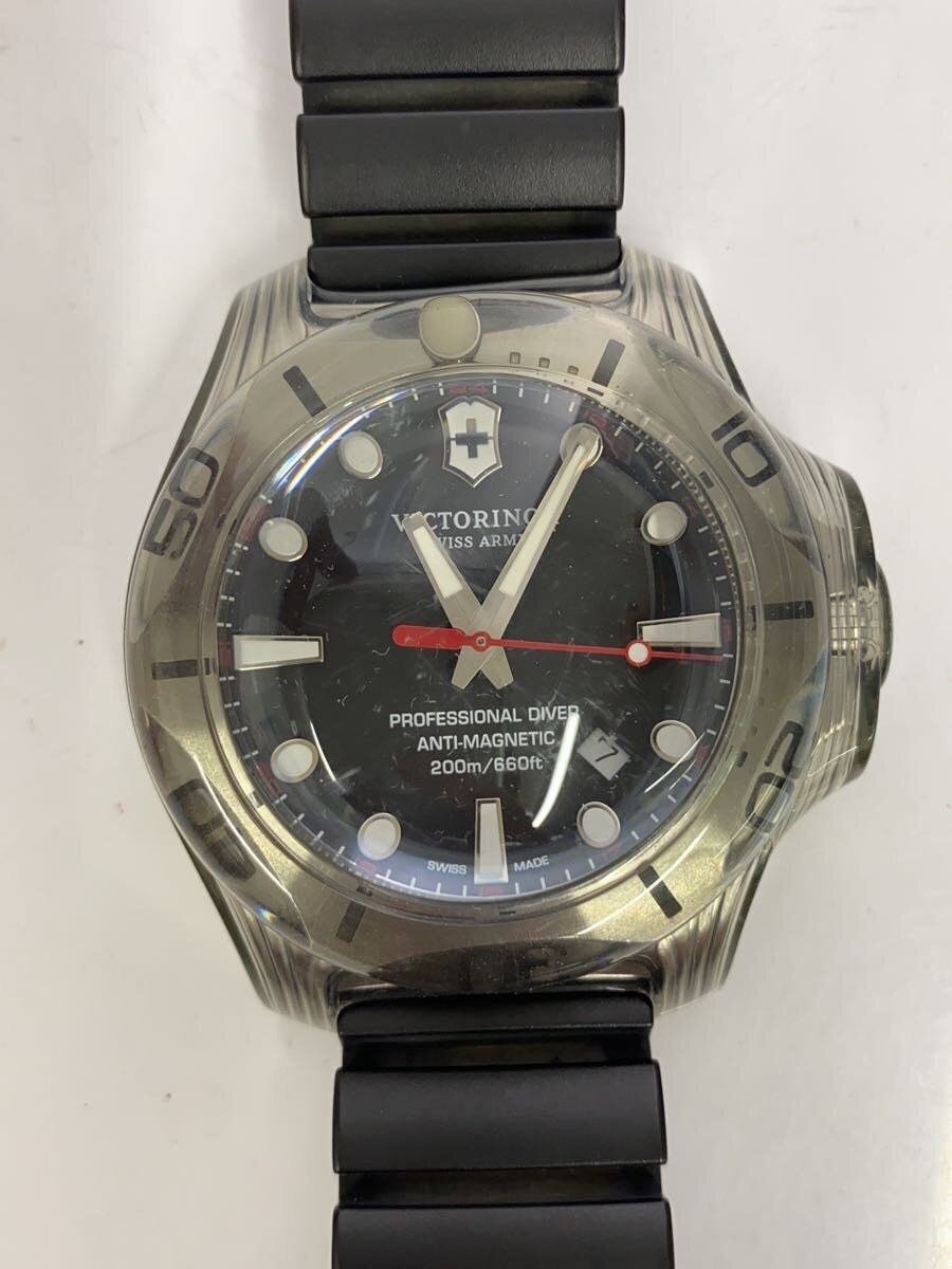 【中古】VICTORINOX◆石英ウオッチ/アナログ/BLK/241733【服飾雑貨他】