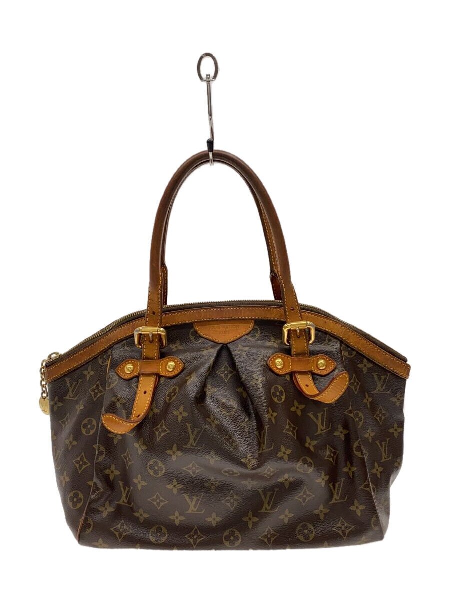 【中古】LOUIS VUITTON◆ティヴォリGM_モノグラム・帆布_BRW/PVC/BRW【御徒面子】