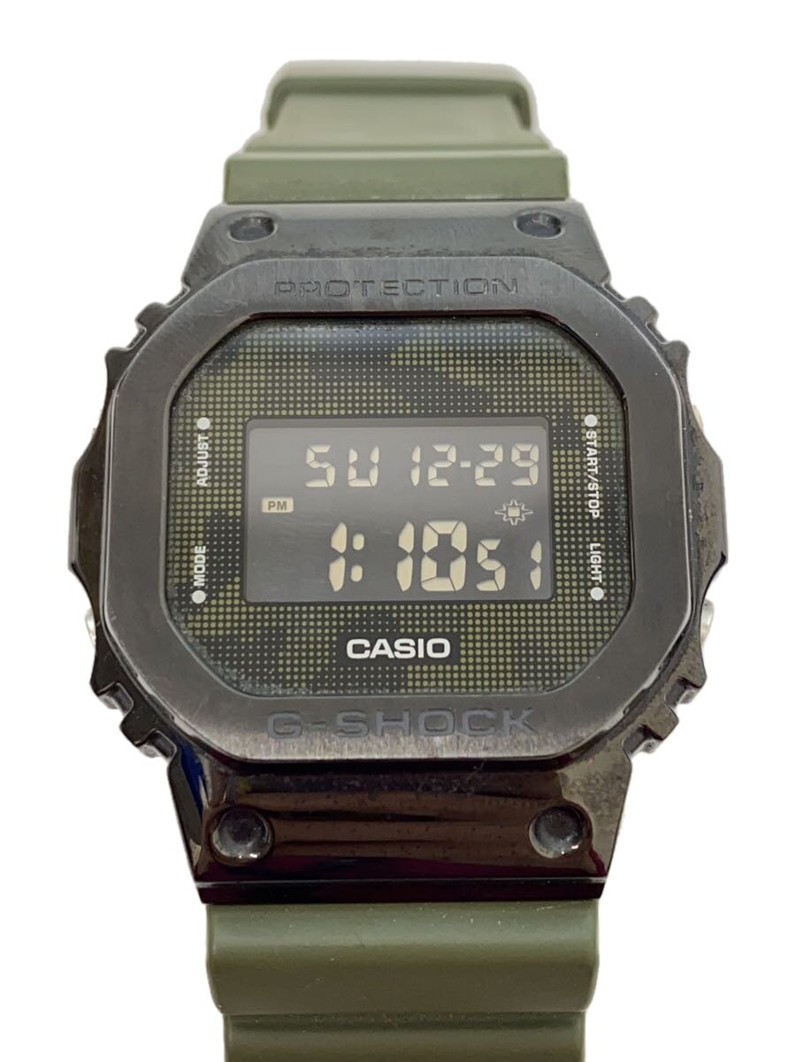 【中古】CASIO◆石英ウオッチ/デジタル/BLK/KHK/GM-5600B【服飾雑貨他】