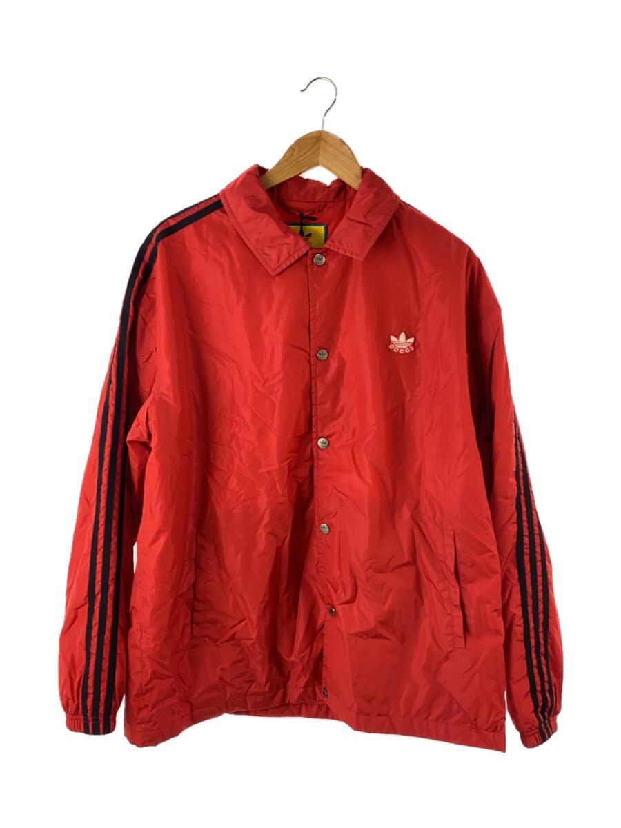 【中古】GUCCI◆3 Stripes Coach Jacket/上衣/48/ナイロン/赤いこと/727337 ZALJ1 6482【メンズウェア】