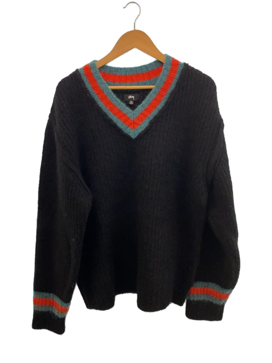 【中古】STUSSY◆ニット・セーター(厚手)/XL/ブラック/117142/? NULL ?【メンズウェア】|2nd STREET 店