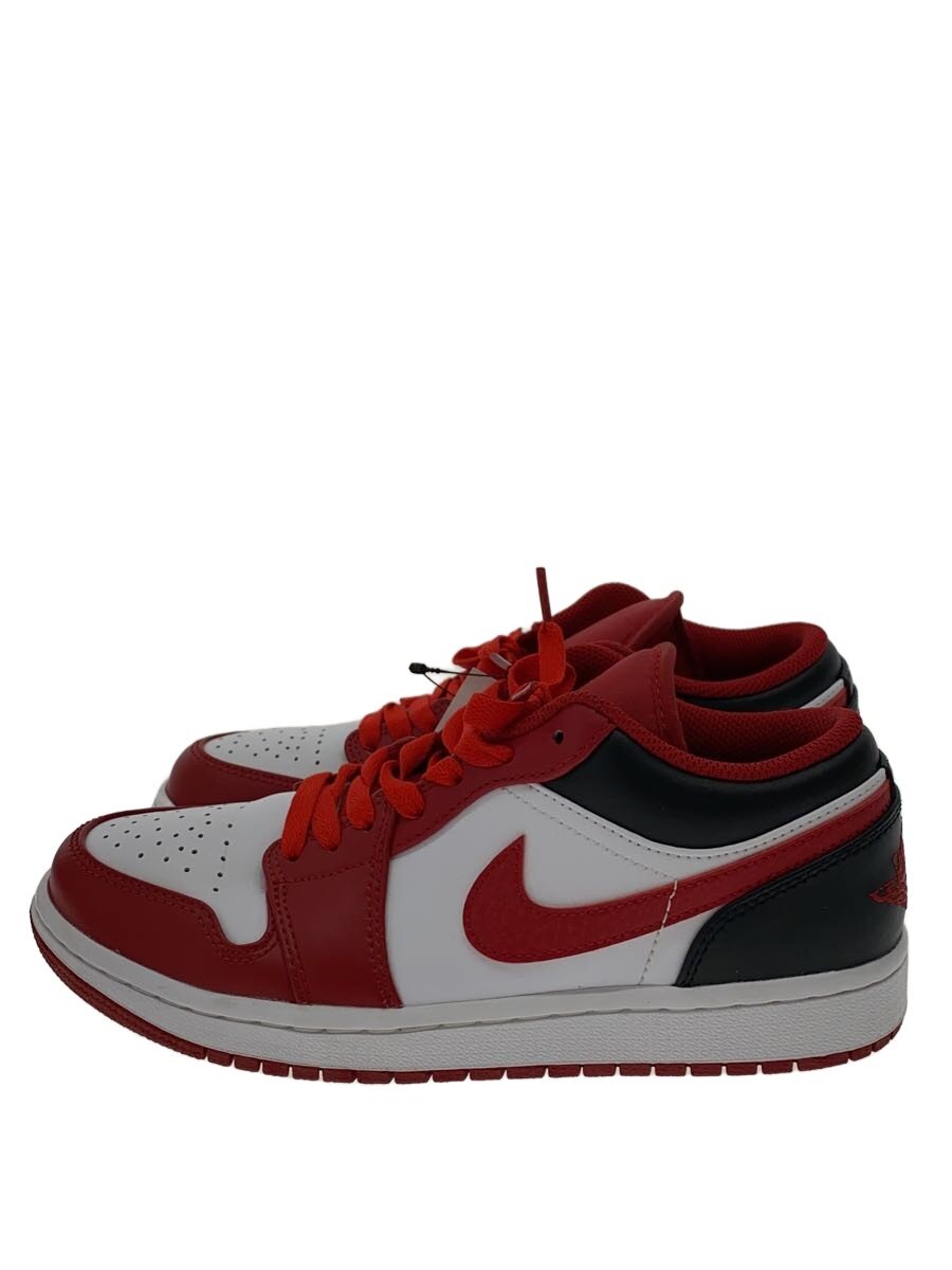 【中古】NIKE◆AIR JORDAN 1 LOW_エアジョーダン 1 置き目/25糎/RED【シューズ】
