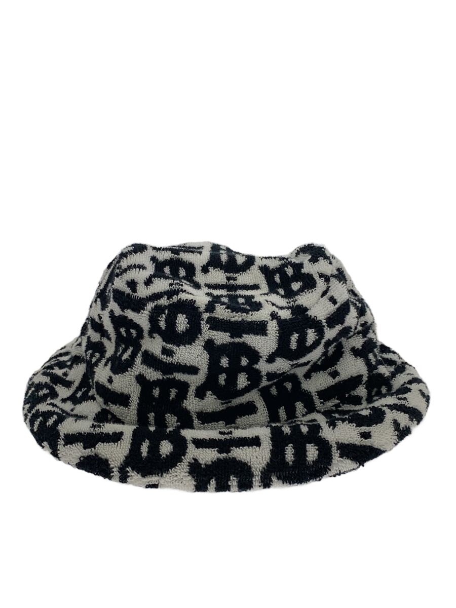【中古】BURBERRY LONDON◆井戸釣瓶かぶり笠/--/綿織物/WHT/メンズ【服飾雑貨他】