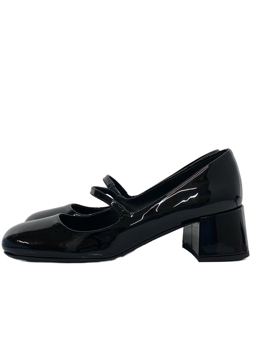 【中古】PRADA◆パンプス/37/BLK/エナメル【シューズ】