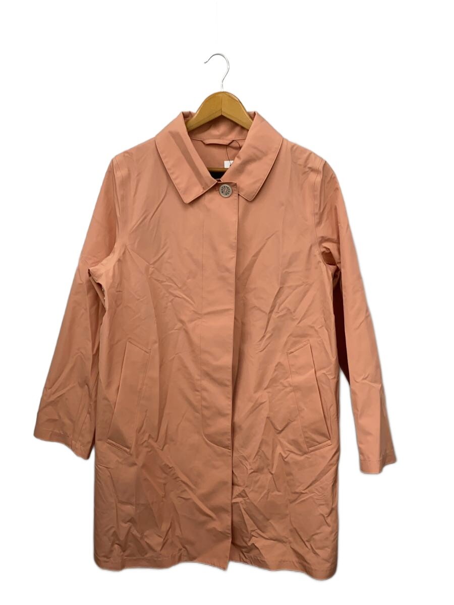 【中古】MACKINTOSH LONDON◆ステンカラー厚地の外套/--/ナイロン/PNK/無地/G7A81-317-80//【レディース御召しもの】