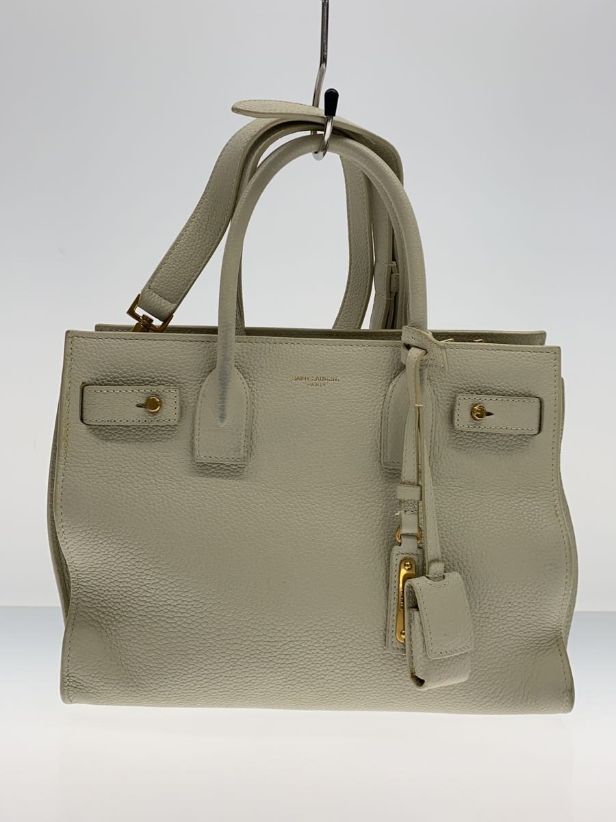 【中古】SAINT LAURENT◆ショルダーバッグ/レザー/WHT/477477【バッグ】｜2ｎｄ STREET 店