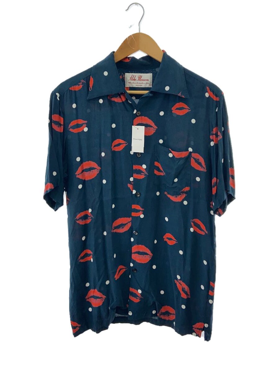 【中古】Aloha Blossom◆アロハシャツ/42/レーヨン/NVY/総柄/AB-0002010104【メンズウェア】|2nd STREET 店