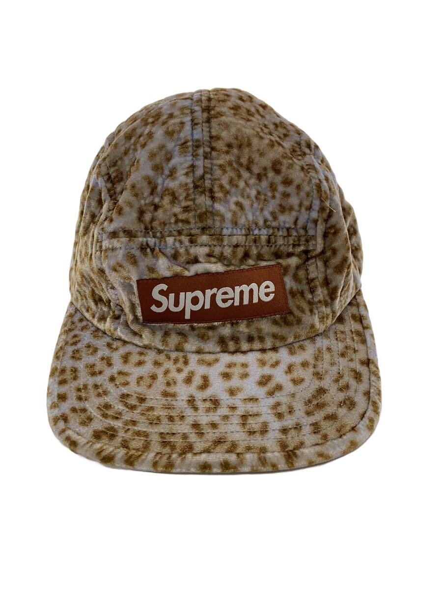 【中古】Supreme◆24SS/Leopard Velvet Camp/天鵞絨/PUP/レオパード/メンズ【服飾雑貨他】
