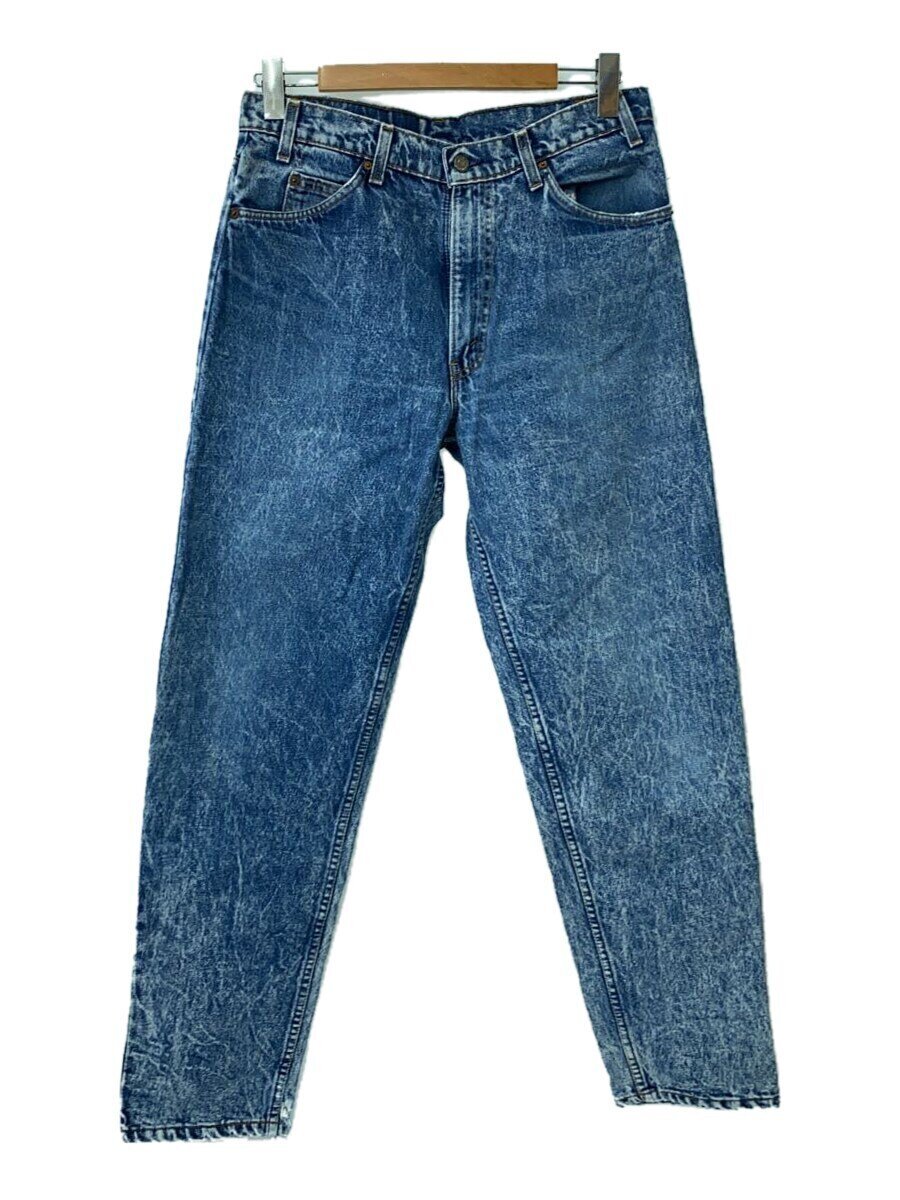 【中古】Levi’s◆80s/550/USA製/ケミカルウォッシュ//34/ジーンズ/インディゴ/リーヴァイズジーンズ//【メンズウェア】