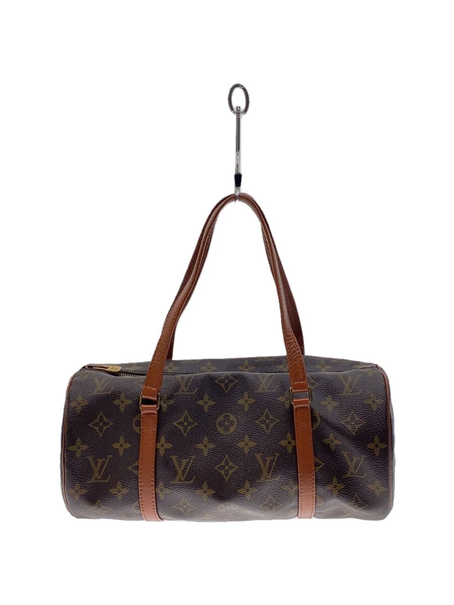 【中古】LOUIS VUITTON◆1)パピヨン30_モノグラム・帆布_BRW/PVC/BRW/モノグラム【御徒面子】