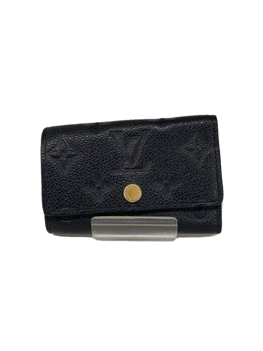 【中古】LOUIS VUITTON◆ミュルティクレ6_モノグラム・アンプラント/牛革/BLK/メンズ【服飾雑貨他】|2nd STREET 店