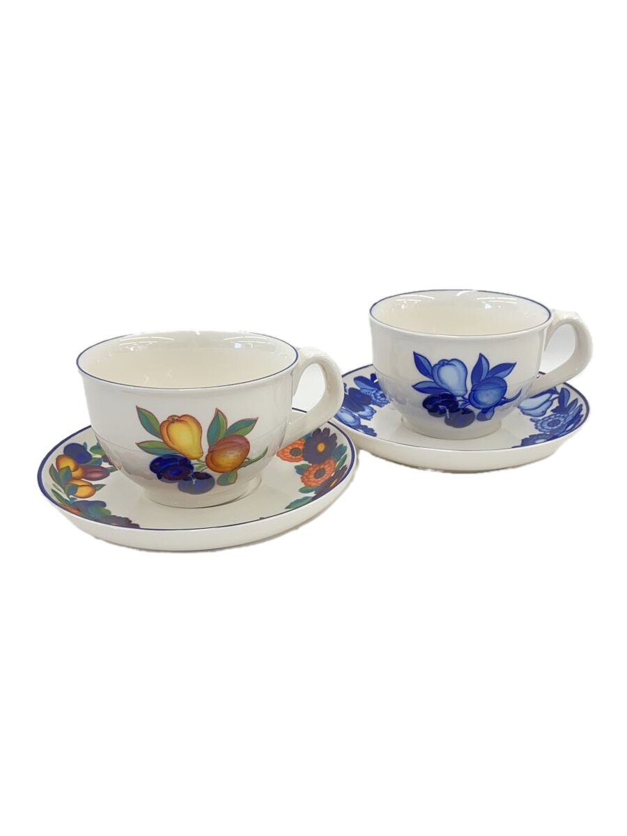 【中古】ROYAL COPENHAGEN◆ゴールデン炎節青色/優勝杯\u0026平円盤/2点仕掛ける/BLU【御厨子所備品】