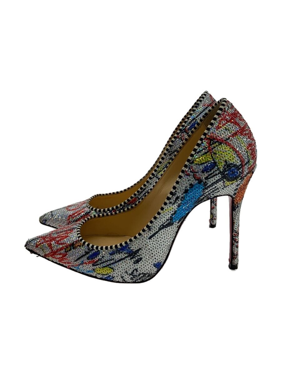【中古】Christian Louboutin◆パンプス/34/SLV//【シューズ】
