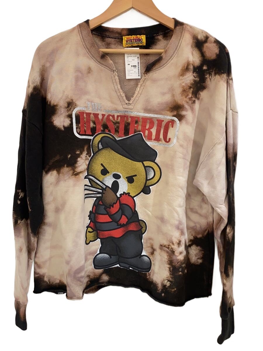 【中古】HYSTERIC GLAMOUR◆HYS STREET/オーバーサイズスウェット/FREE/01213cs12【レディース御召しもの】