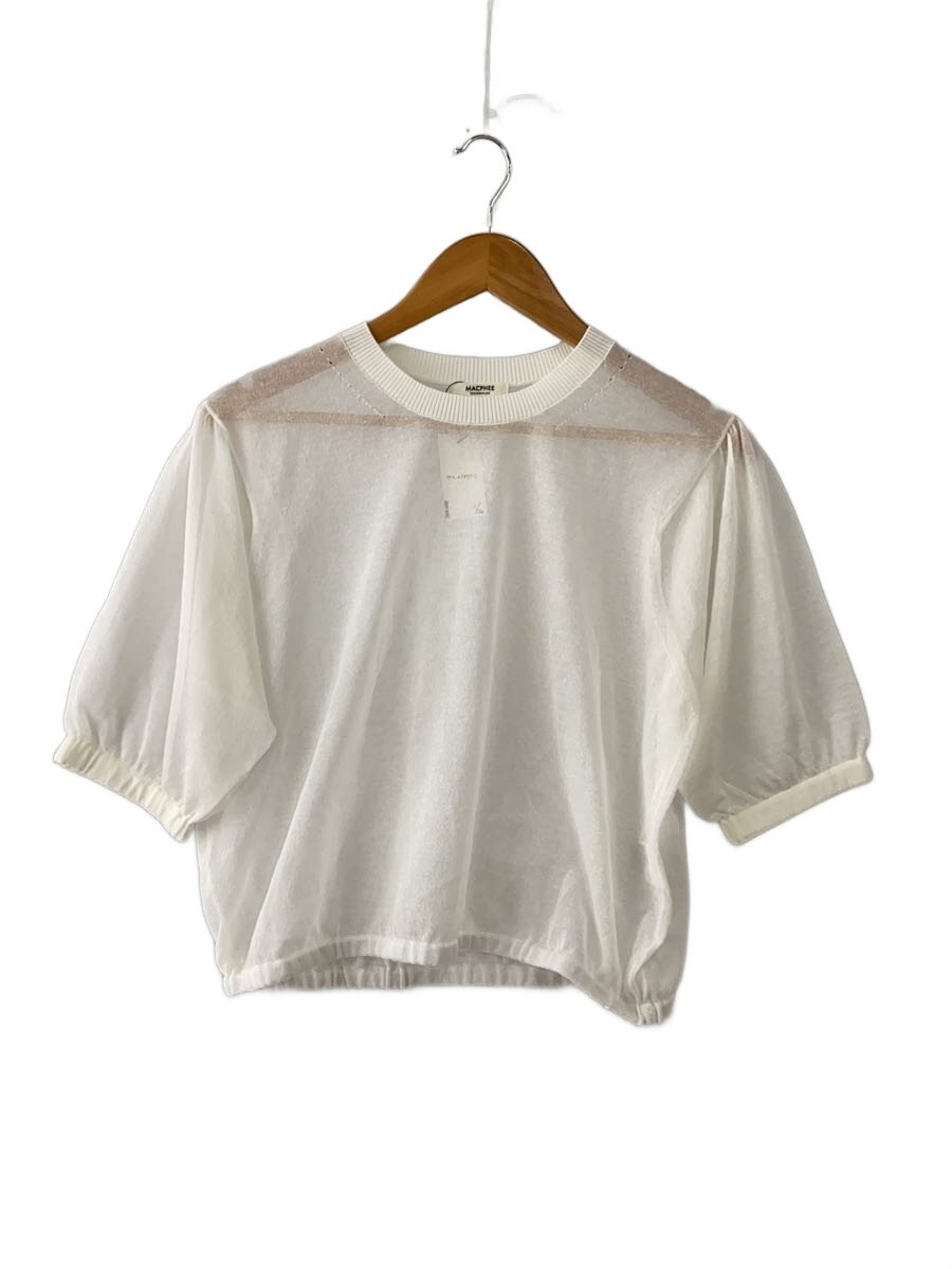【中古】MACPHEE◆ニット・セーター(薄手)/S/レーヨン/WHT/12-02-52-02304//【レディースウェア】|2nd STREET 店