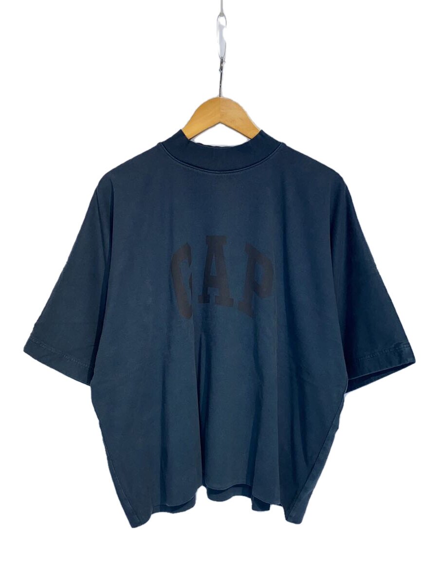 【中古】YEEZY◆厚地の外套大きさDOVEうしろ側刷り上げるプルオーバー/S/綿織物/NVY【メンズウェア】