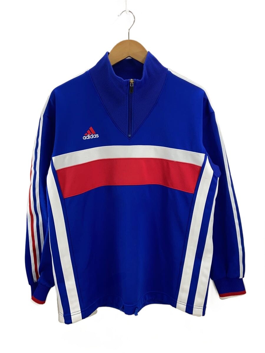 【中古】adidas◆OLD/ハーフジップトラックジャケット/ジャージ/M/ポリエステル/BLU/as-2850【メンズウェア】｜2ｎｄ STREET 店
