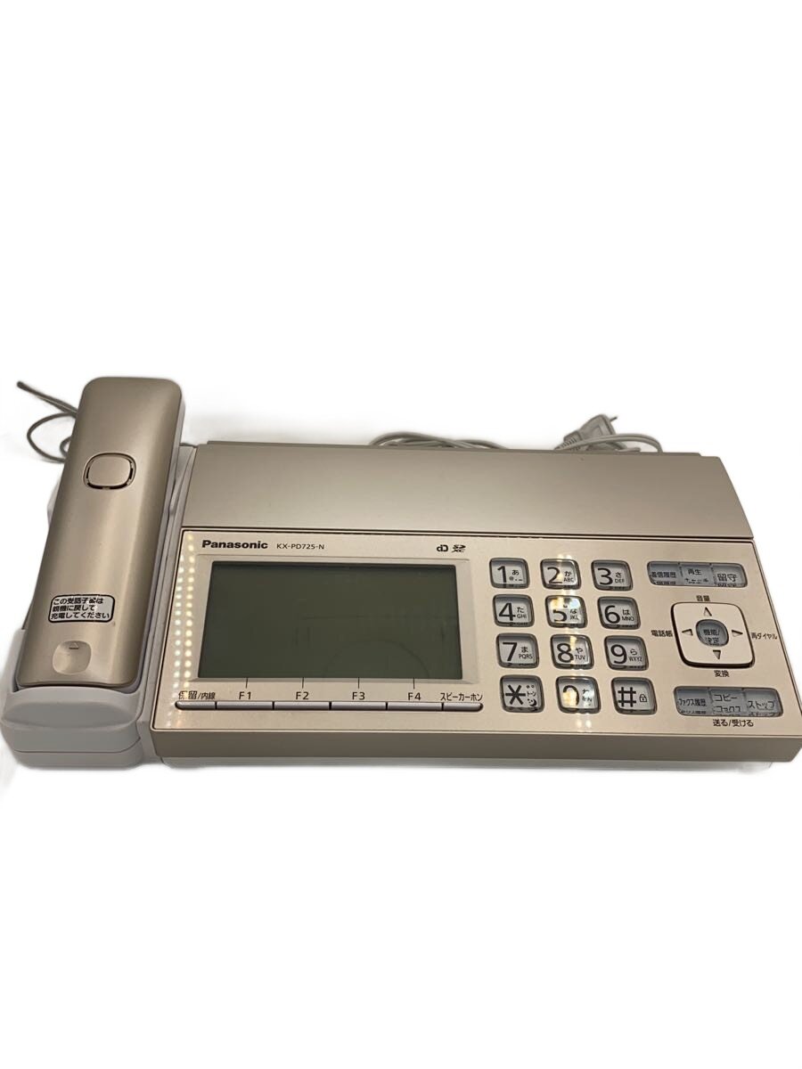 【中古】Panasonic◆FAX電話 おたっくす KX-PD725DW-N [シャンパンゴールド]【家電・ビジュアル・オーディオ】｜2ｎｄ STREET 店