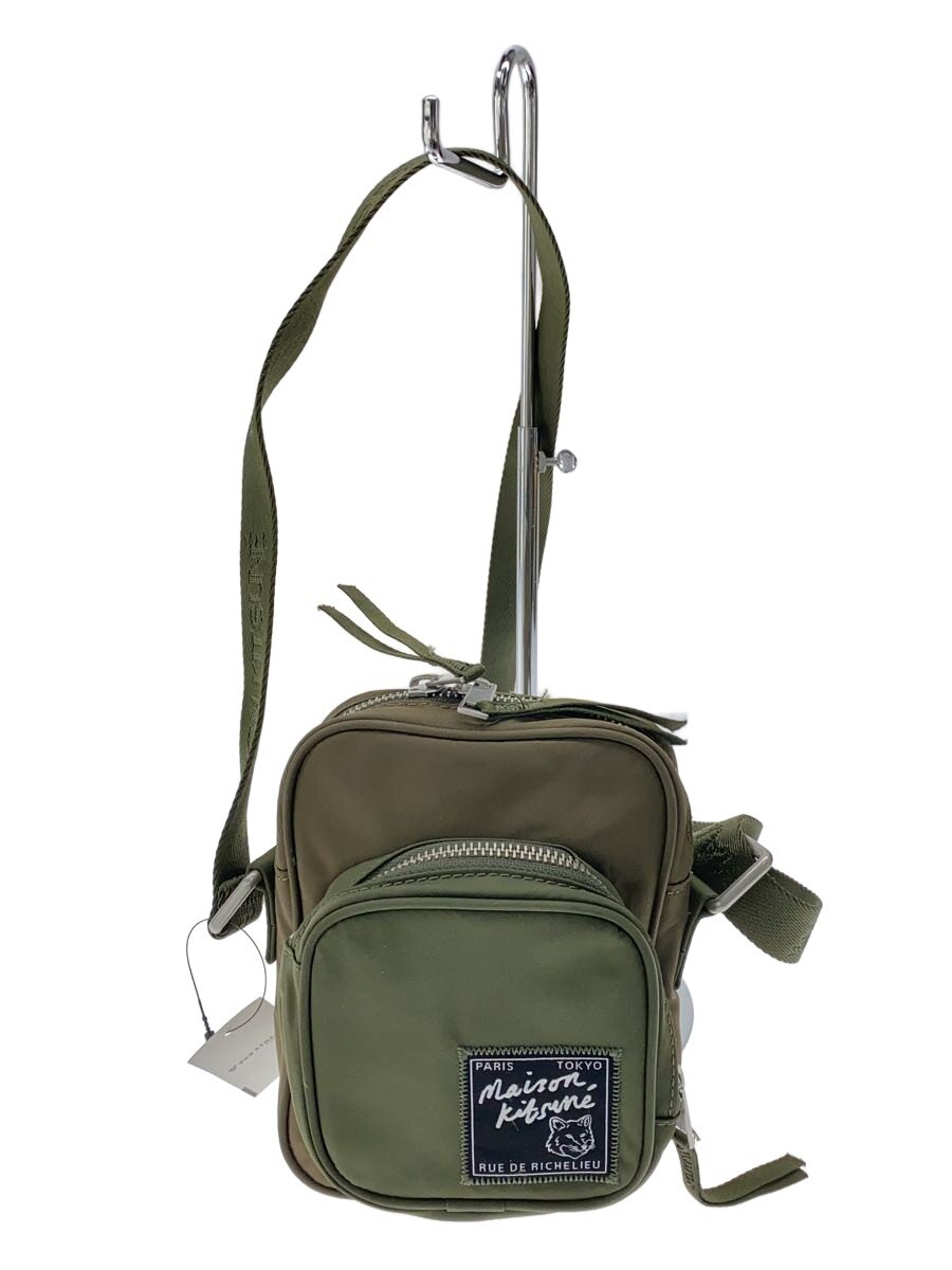 【中古】MAISON KITSUNE◆Nylon Crossbody Pouch/ポリエステル/KHK/LM05165WQ1001【バッグ】｜2ｎｄ STREET 店 8,745円