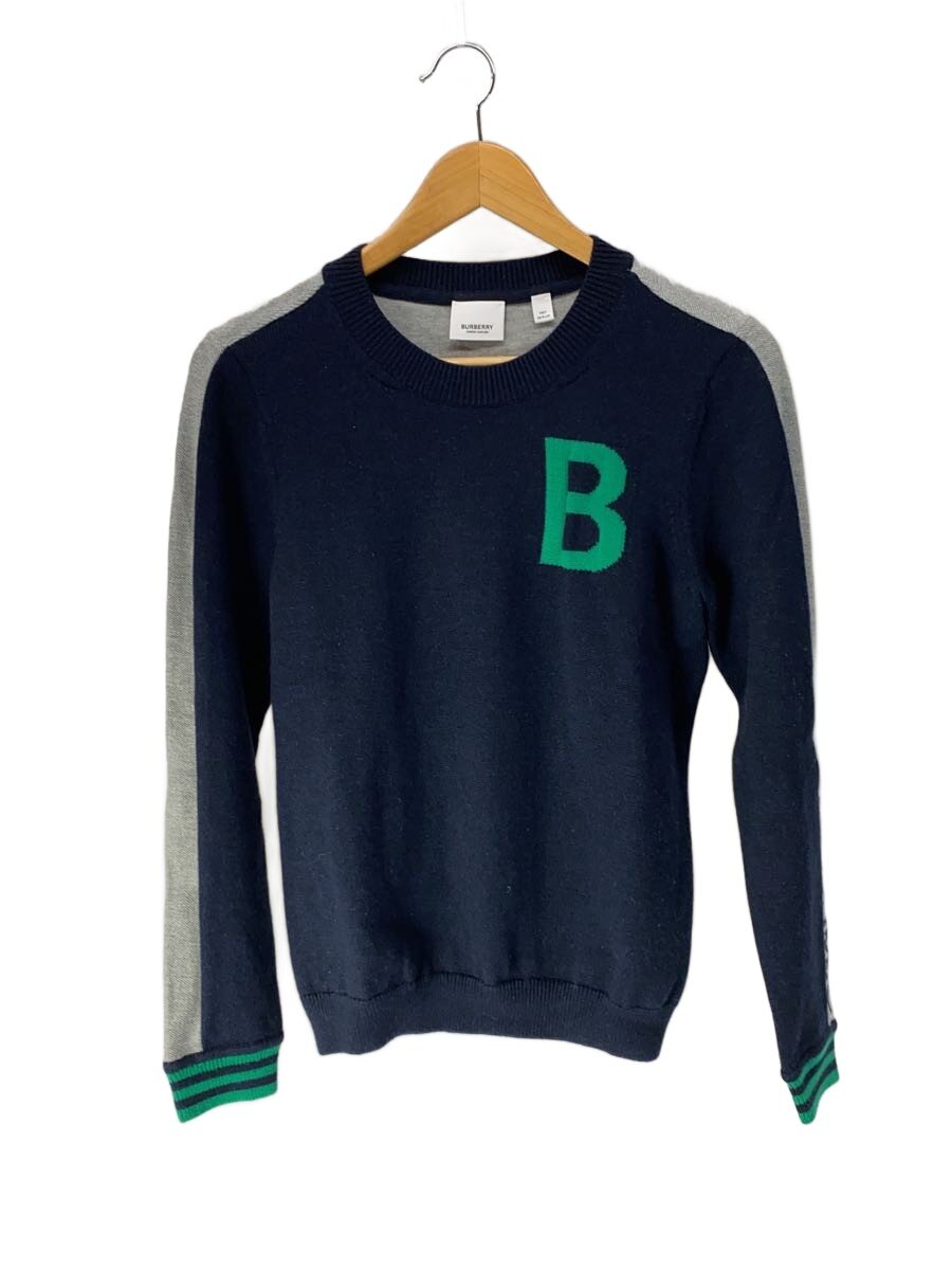 【中古】BURBERRY◆ポイントBニット・セーター(薄手)/14Y/ウール/NVY/8022112【レディースウェア】｜2ｎｄ STREET 店