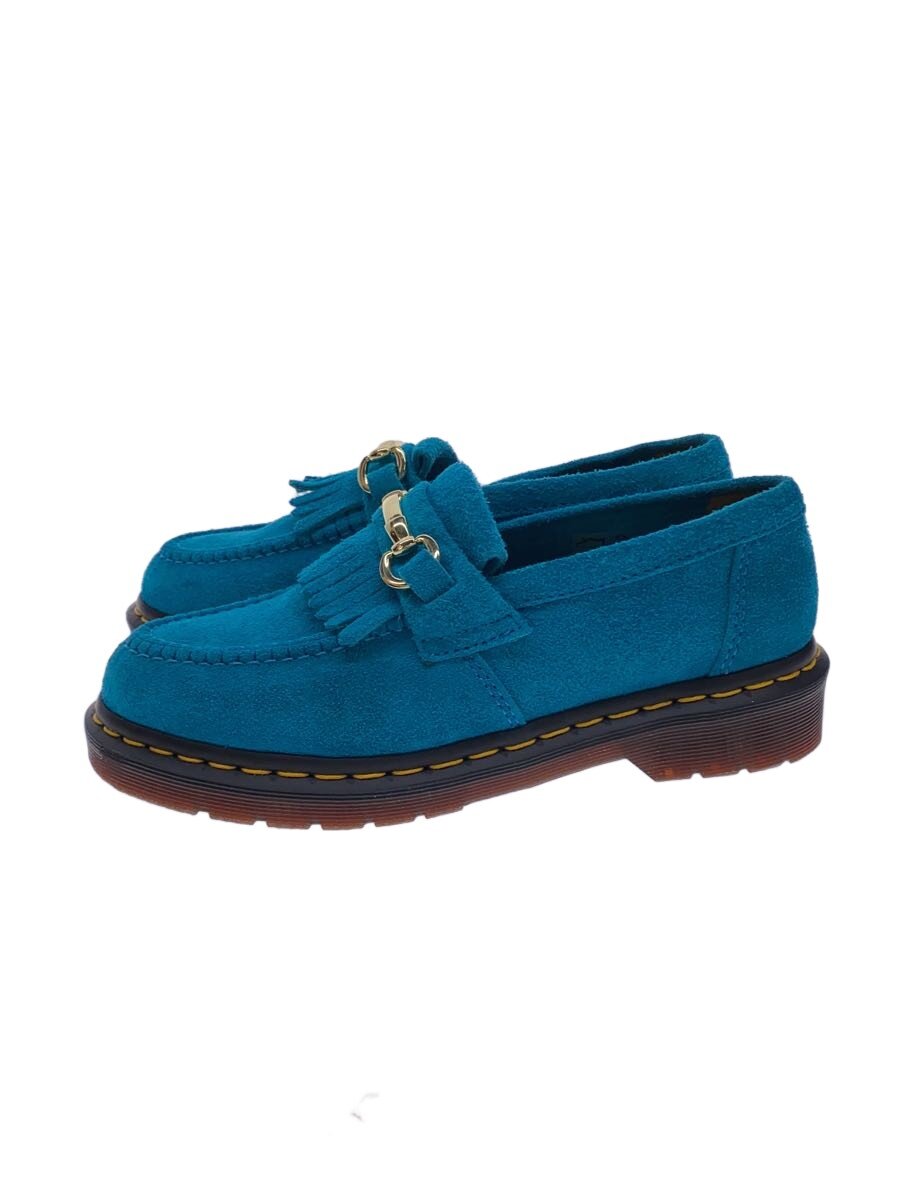 【中古】Dr.Martens◆SNAFFLE LOAFER/置き目毛皮/UK5/BLU/スウェード/27425440【シューズ】