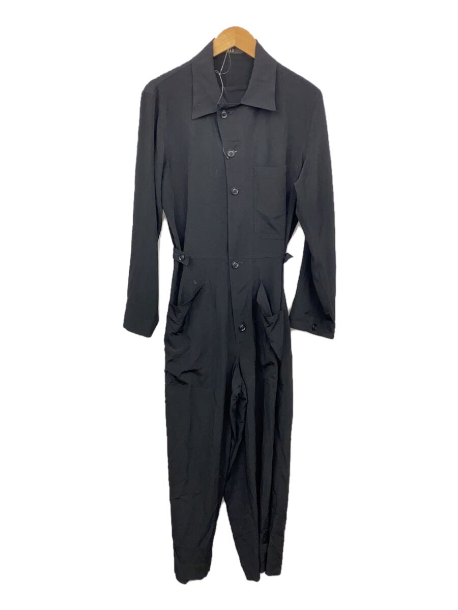 【中古】Y’s◆オールインワン/2/--/BLK/YG-D04-500【メンズウェア】