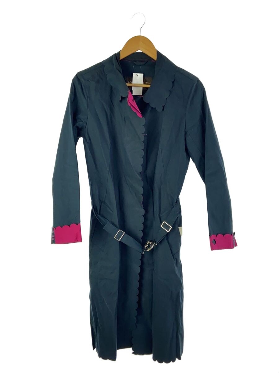 【中古】LOUIS VUITTON◆厚地の外套/38/NVY/RW091W【レディース御召しもの】