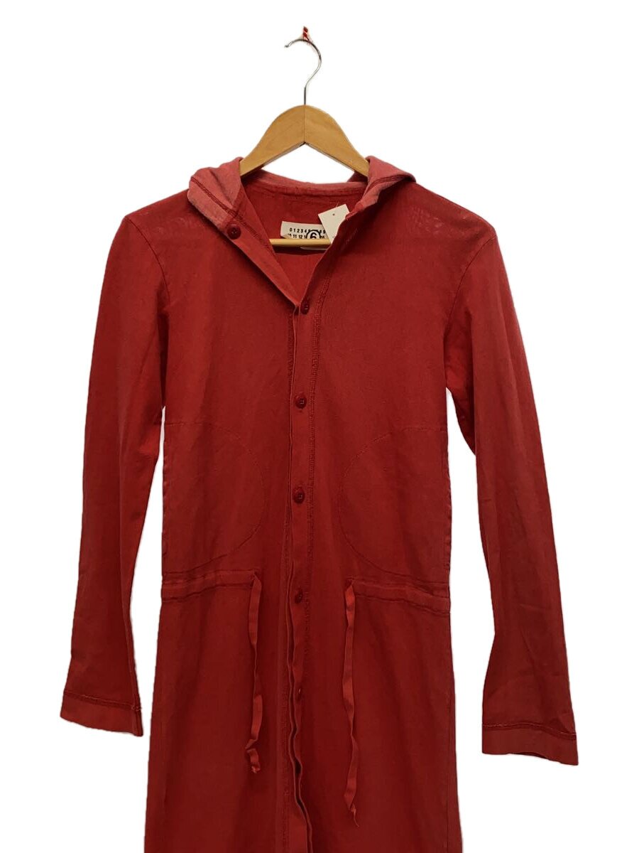 【中古】Maison Margiela◆05AW/ジレー(薄っぺら)/S/綿織物/RED/無地【レディース御召しもの】