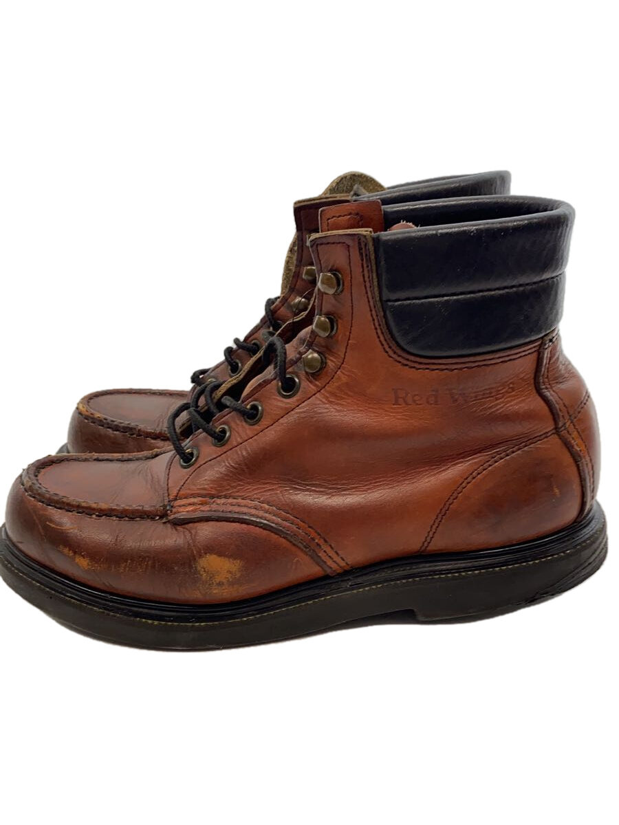 【中古】RED WING◆レースアップブーツ/US7/BRW/なめし革/内側溶け/取り繕い有//【シューズ】