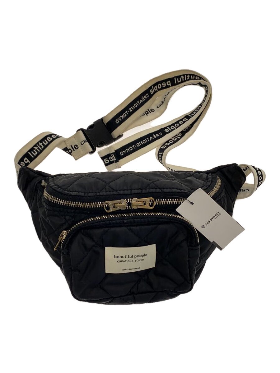 【中古】beautiful people◆ANN DE ARK別注/kilt nylon logo tape bam bag/御徒面子/1985611959【御徒面子】