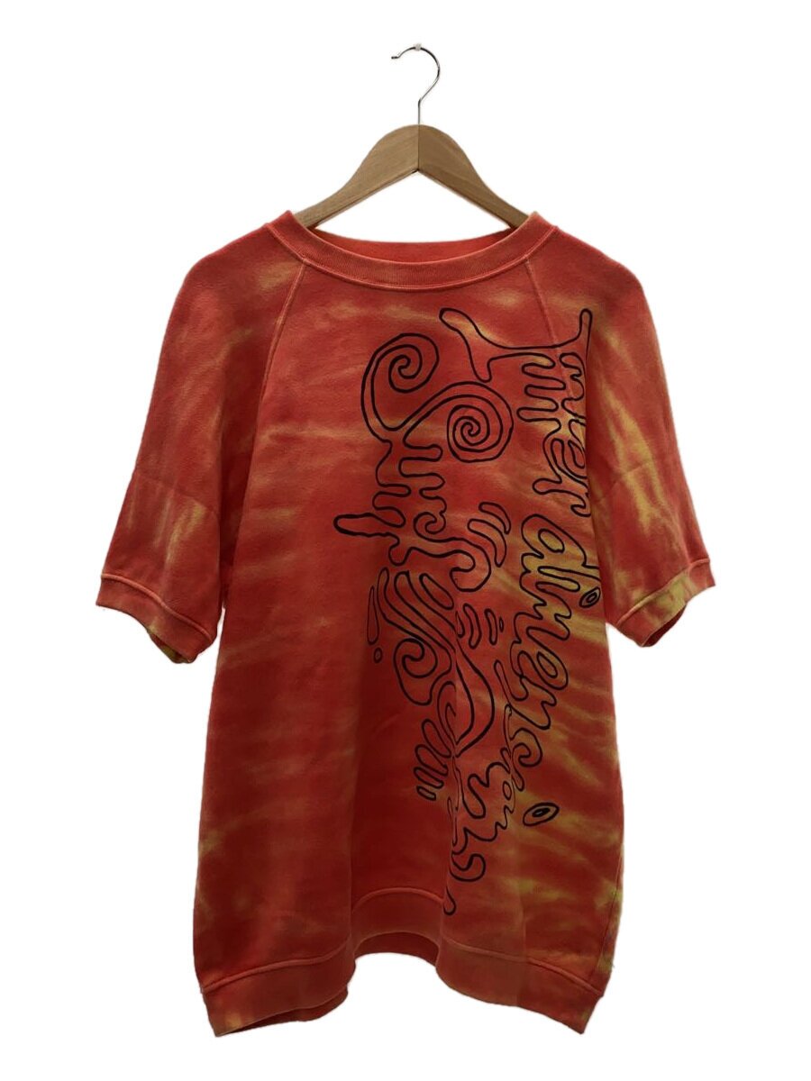 【中古】The Elder Statesman◆汗水/Daily Surf Dye Sweatshirt SS/M/綿織物/ORN/USA製【メンズウェア】