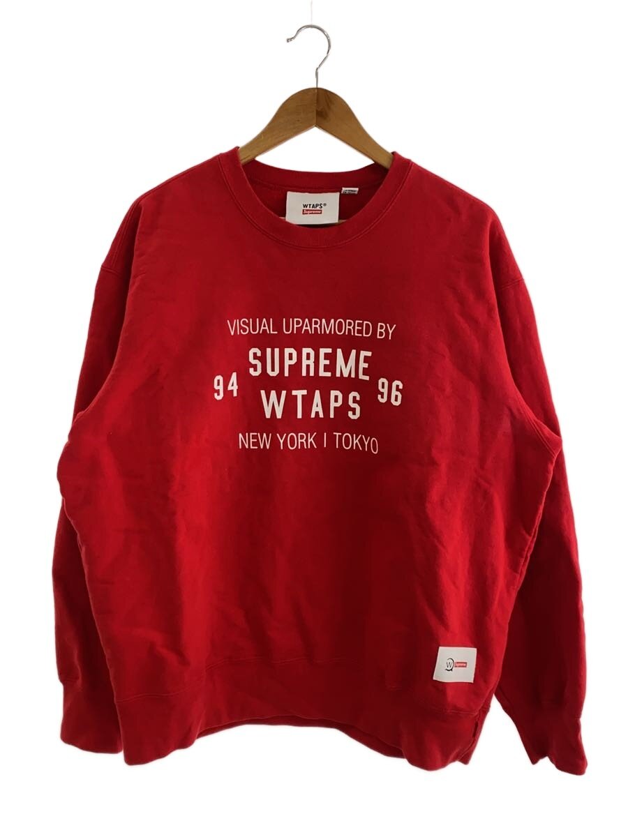 【中古】Supreme◆汗水/L/綿織物/RED//【メンズウェア】
