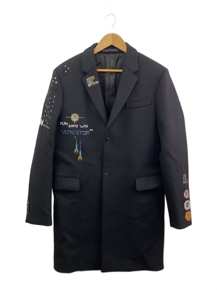 【中古】VALENTINO◆ビデオゲームアーケードコート/ビーズコート/USA38/ウール【メンズウェア】|2nd STREET 店