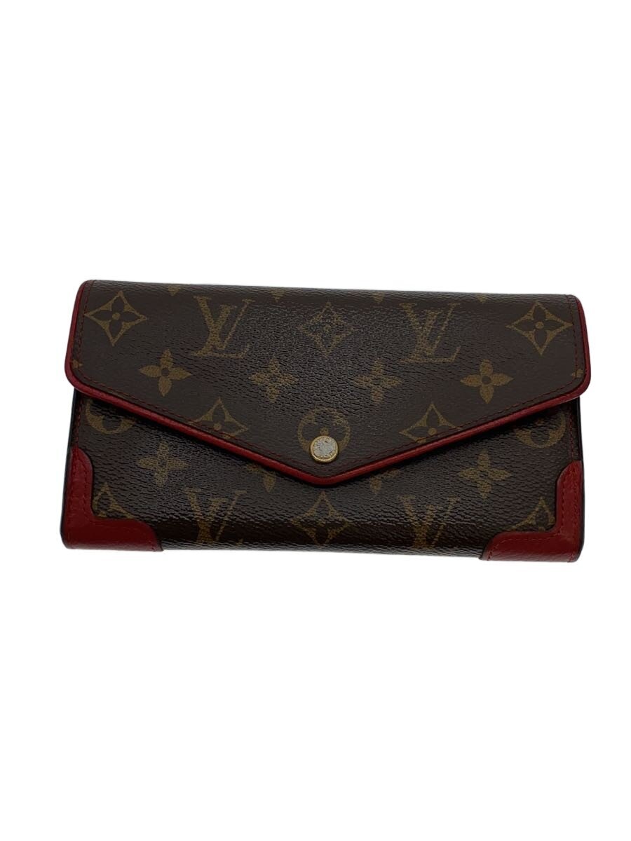 【中古】LOUIS VUITTON◆ポルト・フォイユ・サラ・レティーロ_モノグラム・キャンバス_スリーズ/PVC/BRW/メンズ【服飾雑貨他】|2nd STREET 店