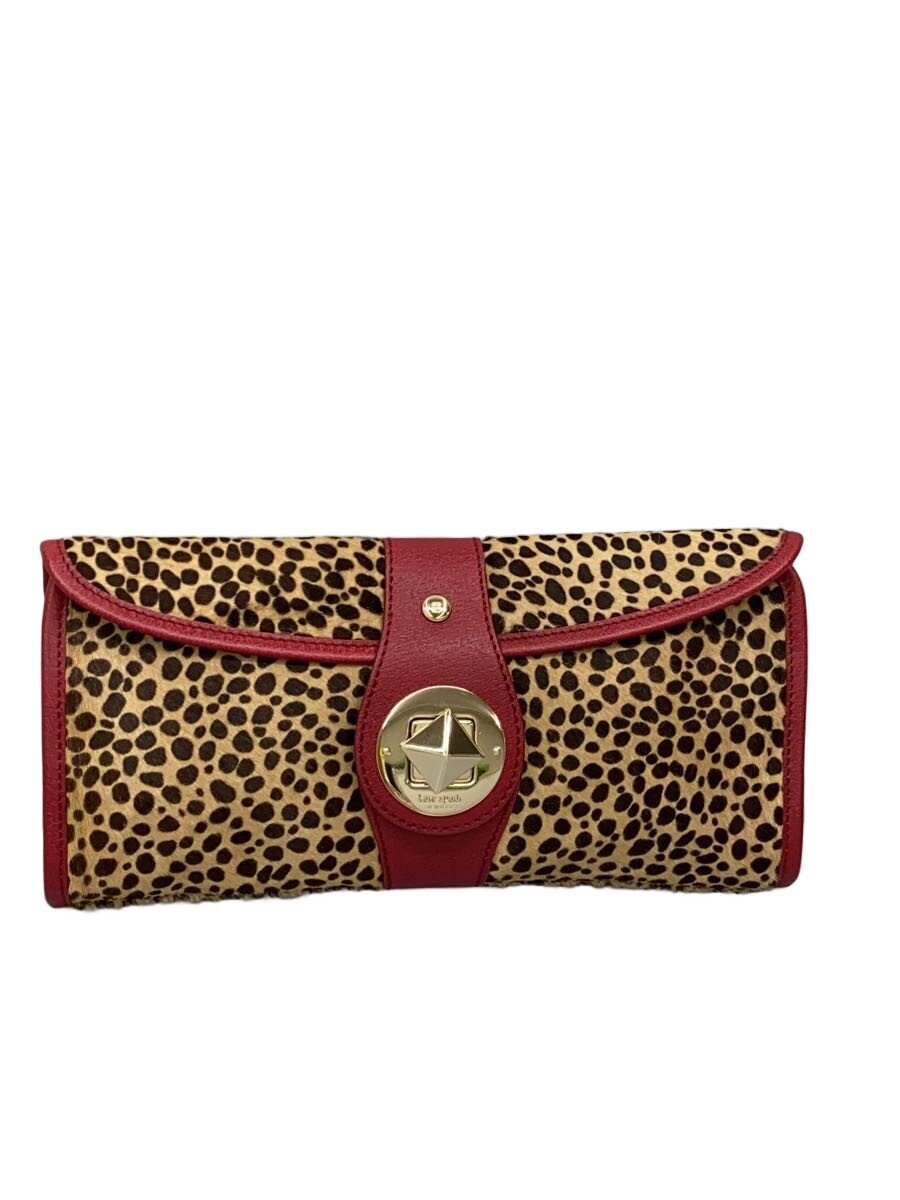 【中古】kate spade new york◆クラッチペダル御徒面子/--/マルチ色合い/毛の荒物/14258【御徒面子】