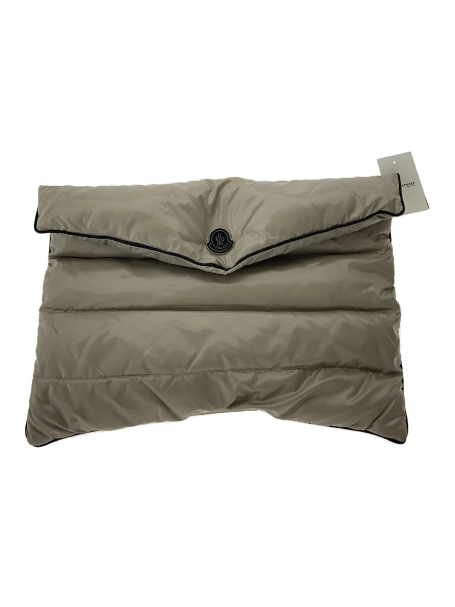 【中古】MONCLER◆BUSTA PIUMINO ダウンデザイン クラッチバッグ/グレージュ/B209P0084730【バッグ】｜2ｎｄ STREET 店