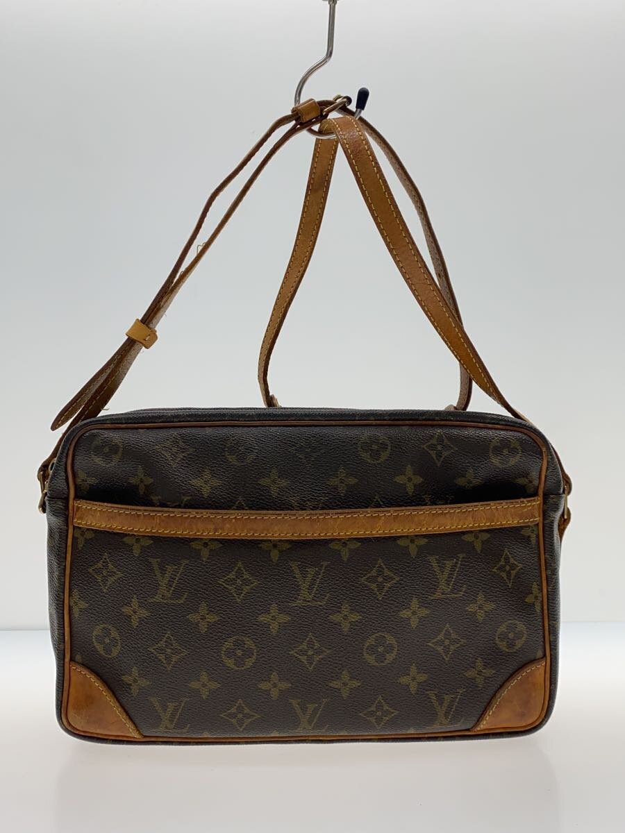 【中古】LOUIS VUITTON◆トロカデロ30_モノグラム・帆布_BRW/PVC/BRW【御徒面子】