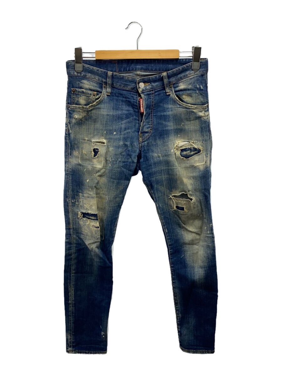 【中古】DSQUARED2◆引っ切り無いズボン下/44/ジーンズ/IDG/無地/S74LB0953【メンズウェア】