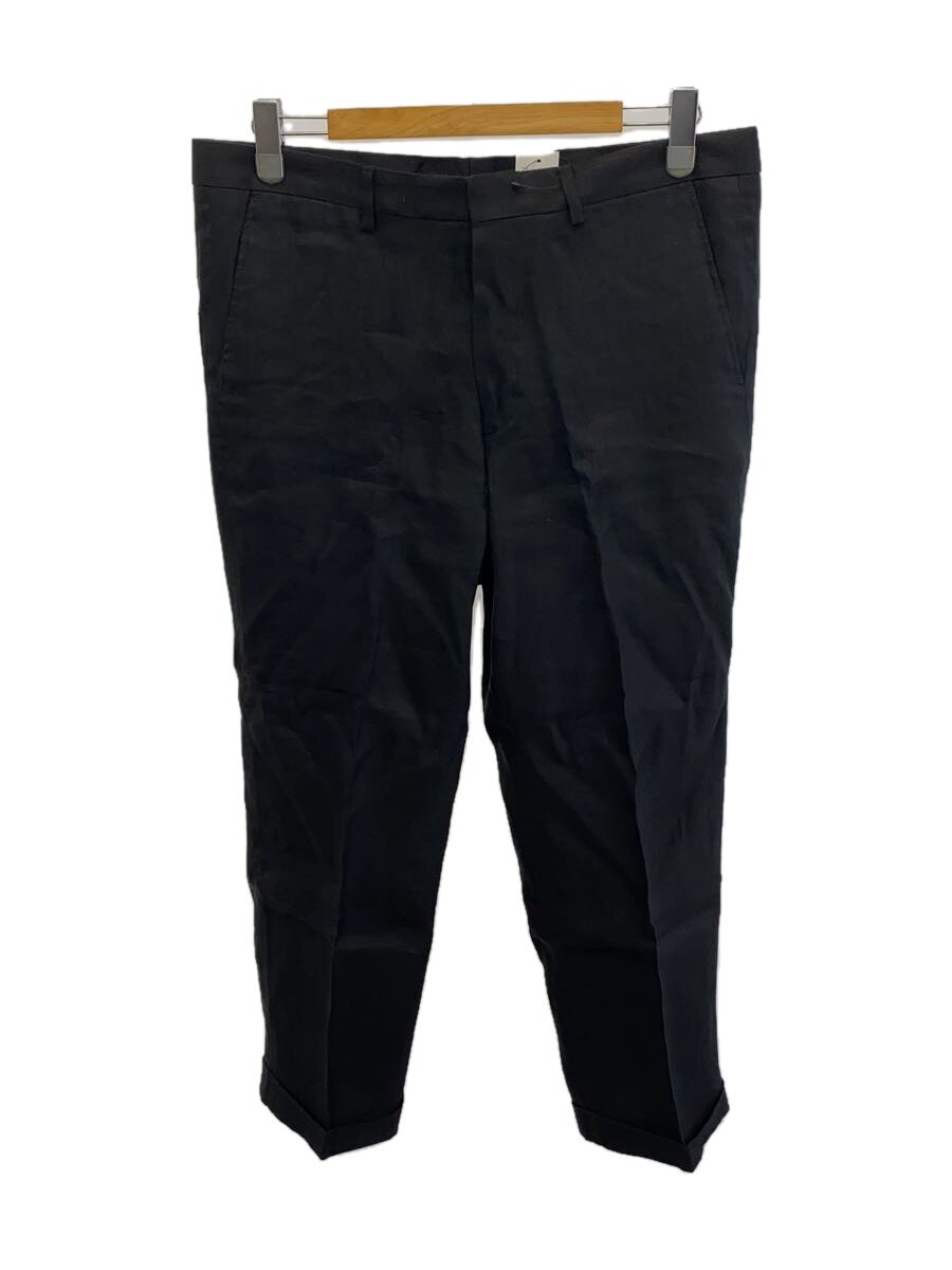 【中古】JACQUEMUS◆スラックスズボン下/50/リネン/BLK//【メンズウェア】